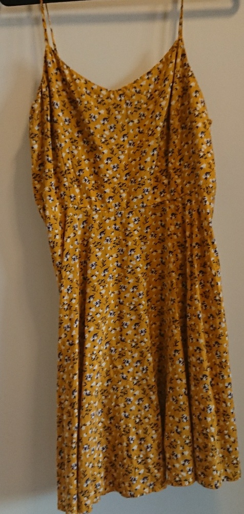 Yellow flower dress